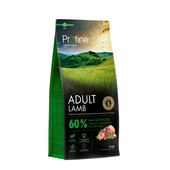 Profine Xira Trofi Skulou Adult Arni & Patata 12Kgr
